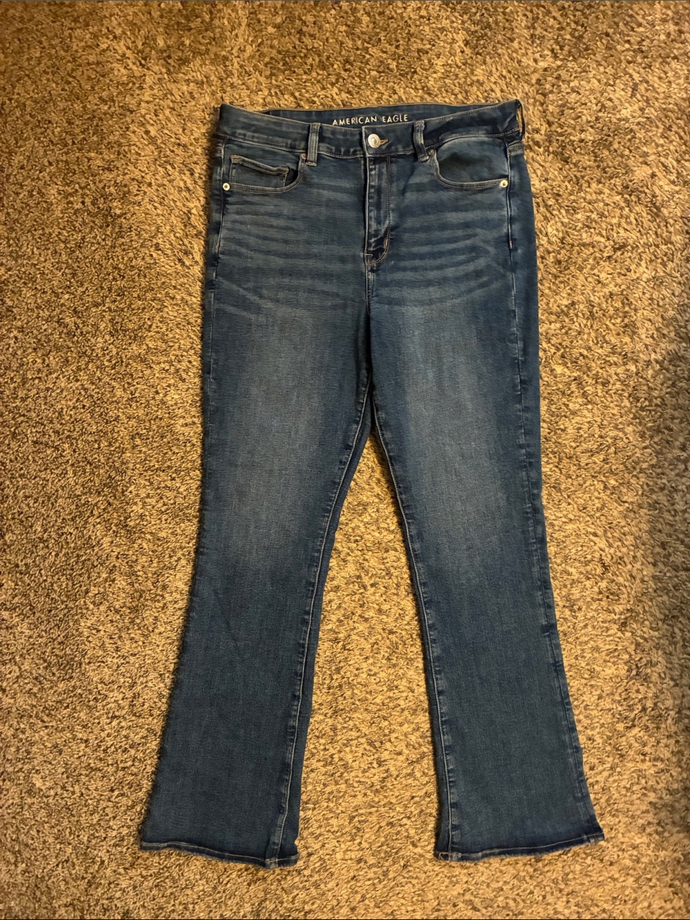 American Eagle hi-rise skinny kick jeans -size 14